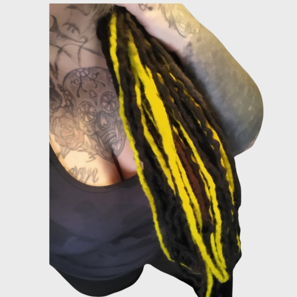 Wool Dreadlocks Full Set - Picture 2 of 4